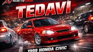 ASSETTO CORSA HONDA CİVİC İLE MAKAS VE GAZLAMA