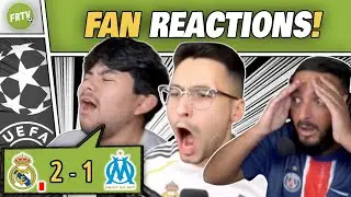 🔥 REAL MADRID FANS CELEBRATE & HATERS REACT TO DRAMATIC 2-1 WIN VS MARSEILLE | RED CARD & PENALTY