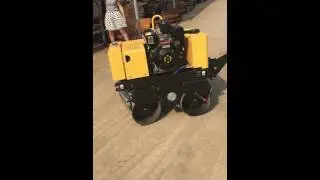 HAOHONG Hydraulic vibration double drum small road roller compactor