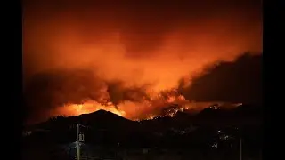 Telegraph Fire in the Pinal Mountains