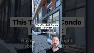 Tiny DC Condo #washingtondc #smallapartment #tinyhouse