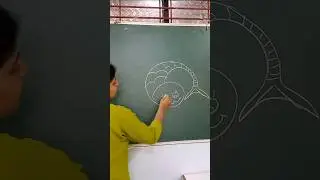 6=🦈 | 6 number se drawing | Easy Drawing #artisticshorts #viral #numberdrawing #satisfying #shorts