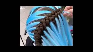 tutorial weaving braids hairstyles #hairtutorial #tutorialhair #braids #hairstyles #subscribe #sub