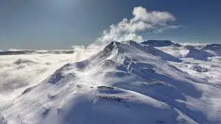 Majestic white mountain