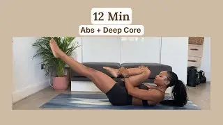 12 Minute Pilates Abs Workout | Deep Core Burn (No Equipment)