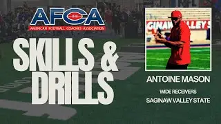 Skills & Drills | Antoine Mason, Saginaw Valley State | Wide Receiver Drills