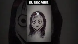 MOMO 👺SCARY DRAWING 👀 #drawing #shorts #shortsfeed #scary #ytshorts