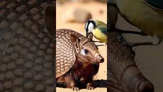 😊Beautiful bird helping an innocent animal#wildlife #animals #bird #viralshorts