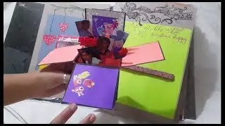 Hand Made Scrap Book| DIY Exhibition| Homemade Gifts| Crafts for family