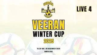 🔴 LIVE | Day 2 | Veeran Winter Cup 2025 | Junior & Youth Football | Ground 4