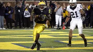 2005, Michigan vs. Penn State | Mario Manningham catches game-winning TD with 1 second remaining