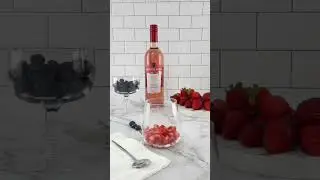 Drink refrescante com Vinho Campo Largo Ros&eacute;