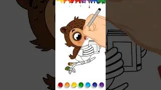 How To Draw owl cute ?#shorts #forkids #stepbystep #drawing #coloring #beginners