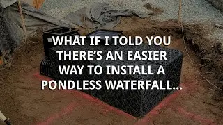 Before Installing a Pondless Waterfall You Must Watch This
