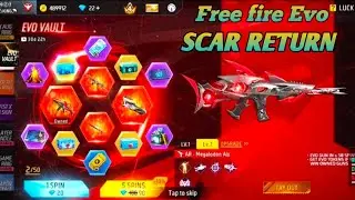 Free fire Evo Scar return #freefire #totalgaming
