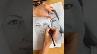 Pencil Self Portrait using the Loomis Method #arteducation #arttips #loomismethod #drawingideas