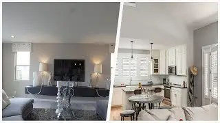 75 Gray Loft-style Living Room Design Ideas You'll Love 🔴
