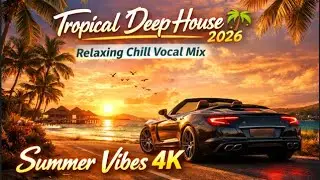 Tropical Deep House 2026 🌴 Relaxing Chill Vocal Mix  Summer Vibes 4K