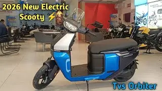 New 2026🔥Tvs Orbiter Electric ⚡Scooty Review, Price, Rang, Battery, Features, Motor 