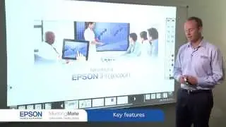 Key Features: Epson MeetingMate&trade; Interactive Projector for business