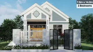 Modern One Story House Plans - Simple Floor Plan 3 Bedroom - Floor Plan Pdf