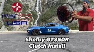 GT350R Mantic USA twin disk clutch install. . .