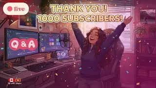 1,000 SUBSCRIBERS?! 🥹✨ LIVE 1K Q&A! 🎤