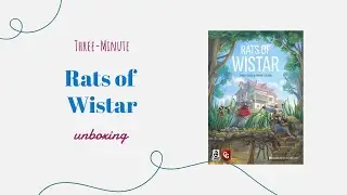 Rats of Wistar - 3-Minute Unboxing
