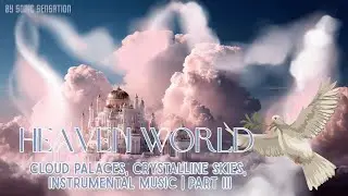 Heaven World Ambience 4K | Calming Music, Cloud Palaces & Peaceful Atmosphere | Part III