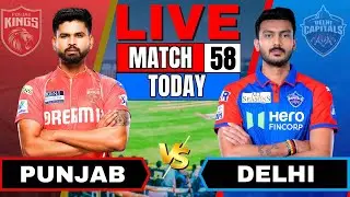 LIVE IPL 2025: PBKS vs DC | Live Cricket Match Score & Commentary | Punjab vs Delhi IPL Live match