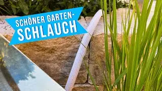 Sichtbare Gartenschl&auml;uche mit Kabelschlauch tarnen - Schlauch endlich wei&szlig;, grau oder schwarz