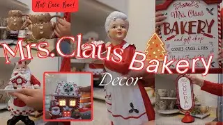 🎄🤶🏻Mrs.Claus' Bakery Kitchen☃️ & Dinning Table Christmas Decor 2024✨❄️