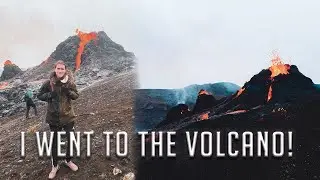 Hiking to the NEW VOLCANO in ICELAND