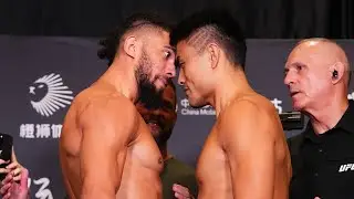 Encaradas da Pesagem | UFC Xangai: Walker x Zhang