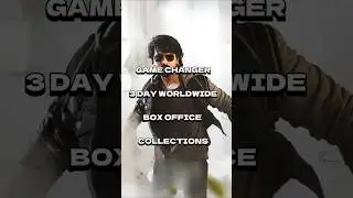Game Changer 3 Day Box office collection #shorts #ytshorts #southindianmovie