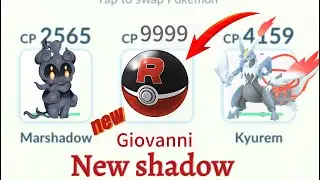 New GIOVANNI with SHADOW LEGENDARY POKEMON IN Pokemon go