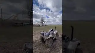Trail bike turned dig rig