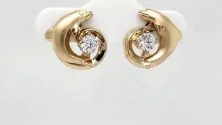 Leap of Faith Dolphin Earrings by Artistica