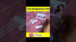 Live pregnancy test kit || prega news kit kese use kare #pregnancytest  #pregnancy #shorts