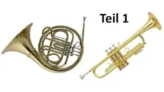 Teil 1: Internes Vorspiel, Trompeten- und Hornklasse, Tina Wilhelm und Martin Roos