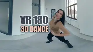VR180 3D Video | Irina Dancing | Girl Having Fun | 5.7K