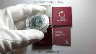 25 Euro 2013 Tunnelbau NIOB Silber M&uuml;nze &Ouml;sterreich Austria Mint