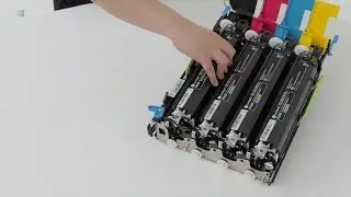 CS730/CS735/CX730/CX735&mdash;Replacing the black imaging unit