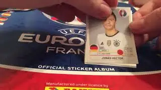 Обзор на наклейки Евро 2016 Panini Euro 2016