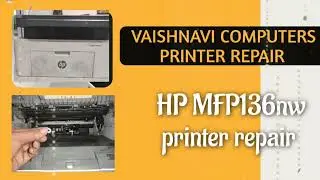 HP LASERJET MFP 136A, 136W, 136NW PRINTER PAPER PICKUP PROLEM | PICKUP ROLLERS ASSEMBLY SOLUTION