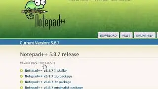 XHTML and CSS Tutorial &ndash; 1 &ndash; Downloading a Text Editor