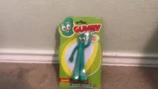 Unboxing The Gumby bendable figure from NJCroce