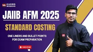 Standard Costing In JAIIB AFM | AFM One Liners in Hindi