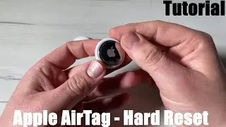 Apple AirTag hard reset rebooting the System at fail function or change of ownership DIY