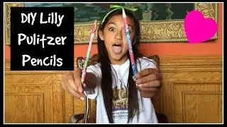 DIY Lilly Pulitzer Pencils